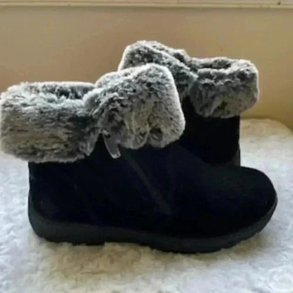 Khombu Black‎ Jessica Suede Leather Boots Women’s Sz 7